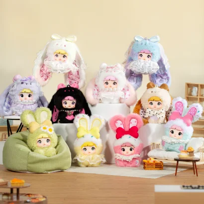 Пухнаста фігурка на підвісі POP TOP Hi TOY серії "Nommi" - ЗАЙЧЕНЯТА (у дисп., в ас.)