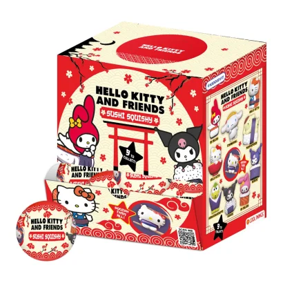 Дисплей іграшок-сюрпризів у кулі COOL THINGS серії "Hello Kitty" - ЯПОНСЬКА ВЕЧІРКА (18 шт.)