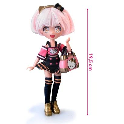 Ігровий набір 4SF MANGA DOLLS серії "Hello Kitty" &ndash; ЗОЛОТА РОЛЕР ДІВА  (з аксес.)