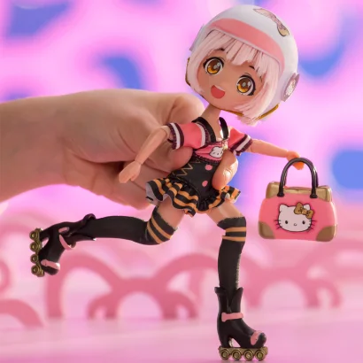 Ігровий набір 4SF MANGA DOLLS серії "Hello Kitty" &ndash; ЗОЛОТА РОЛЕР ДІВА  (з аксес.)