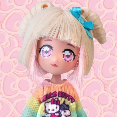 Ігровий набір 4SF MANGA DOLLS серії "Hello Kitty" &ndash; СТИЛЬНА ЦУКЕРОЧКА-ЄДИНОРІГ (з аксес.)