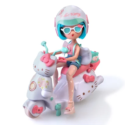 Ігровий набір 4SF MANGA DOLLS серії "Hello Kitty" &ndash; КРАСУНЯ ПІНК НА СКУТЕРІ (з аксес.)