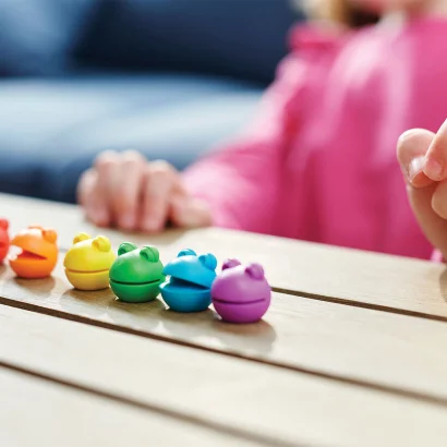 Ігровий набір для навчання лічбі LEARNING RESOURCES серії "Numberblocks" - ВЕСЕЛІ ЖАБКИ NUMBERBLOBS