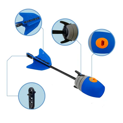 Лук для гри серії "Hyper Strike" (синій, 4 стріли)