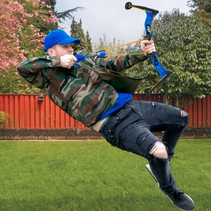 Лук для гри серії "Hyper Strike" (синій, 4 стріли)