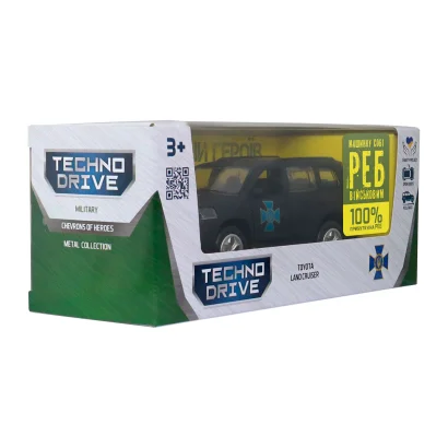 Автомодель серії &quot;Шеврони Героїв&quot; – TOYOTA LAND CRUISER – &quot;ЦСО &quot;АЛЬФА&quot;