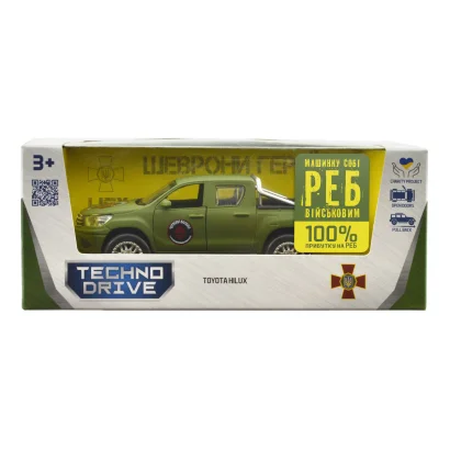 Автомодель серії "Шеврони Героїв" &ndash; TOYOTA HILUX &ndash; "ЧЕРВОНА КАЛИНА"