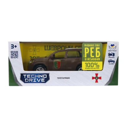 Автомодель серії "Шеврони Героїв" &ndash; TOYOTA PRADO &ndash; "24 ОМБр"
