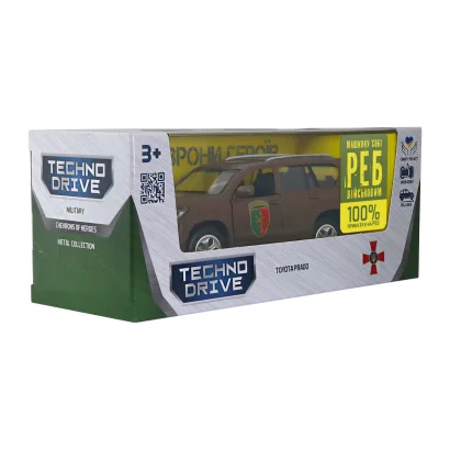 Автомодель серії "Шеврони Героїв" &ndash; TOYOTA PRADO &ndash; "24 ОМБр"