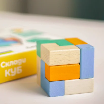 Конструктор-балансир-головоломка "Склади куб"