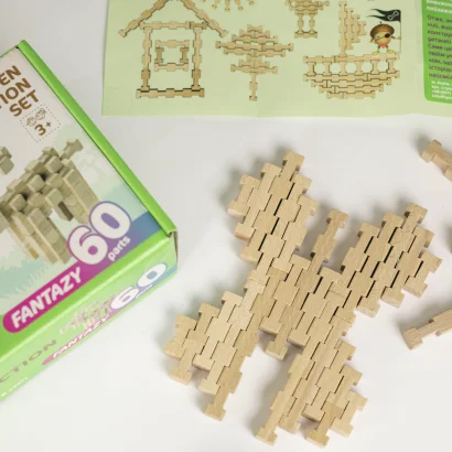 Конструктор дерев'яний Фантазія 60 дет.