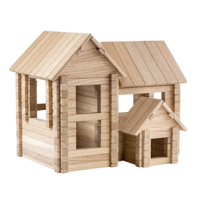 Конструктор дерев'яний Котедж 4в1 206 дет.