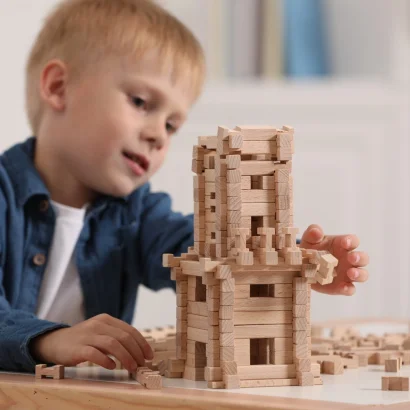 Конструктор дерев'яний Вежа 213 деталей