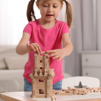 Конструктор дерев'яний Вежа 213 деталей
