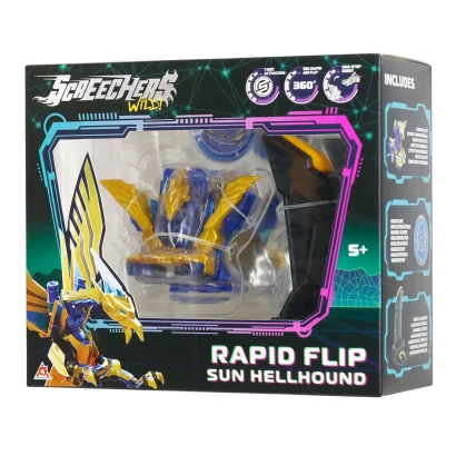 Ігровий набір SCREECHERS WILD! S5 L0.5 V2 - САН ХЕЛХАУНД (запускач, машинка-трансформер)