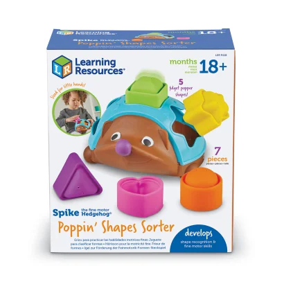 Навчальний ігровий набір LEARNING RESOURCES Spike The Fine Motor Hedgehog&trade; - POP-IT СОРТЕР ЇЖАЧОК