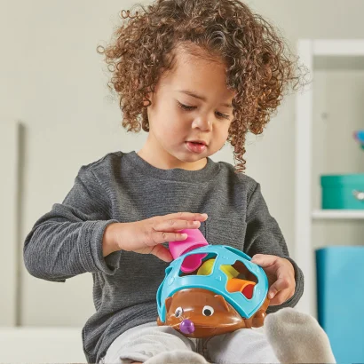 Навчальний ігровий набір LEARNING RESOURCES Spike The Fine Motor Hedgehog&trade; - POP-IT СОРТЕР ЇЖАЧОК