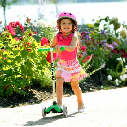 Самокат MICRO серії &quot;Mini Classic&quot; - ЗЕЛЕНИЙ (до 50 kg, триколісний)