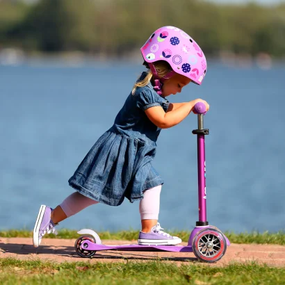 Самокат MICRO серії &quot;Mini Deluxe&quot; - ФІОЛЕТОВИЙ (до 50 kg, триколісний)