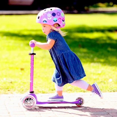 Самокат MICRO серії &quot;Mini Deluxe&quot; - ФІОЛЕТОВИЙ (до 50 kg, триколісний)