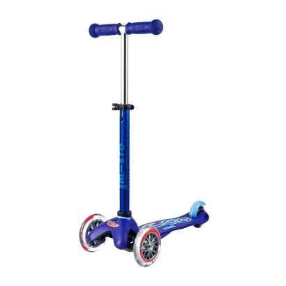 Самокат MICRO серії "Mini Deluxe" - СИНІЙ (до 50 kg, триколісний)