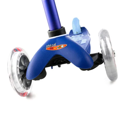 Самокат MICRO серії "Mini Deluxe" - СИНІЙ (до 50 kg, триколісний)