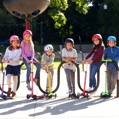 Самокат MICRO серії &quot;Maxi Deluxe&quot; - ЗЕЛЕНИЙ (до 50 kg, триколісний)