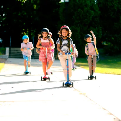 Самокат MICRO серії &quot;Maxi Deluxe&quot; - СИНІЙ (до 50 kg, триколісний)