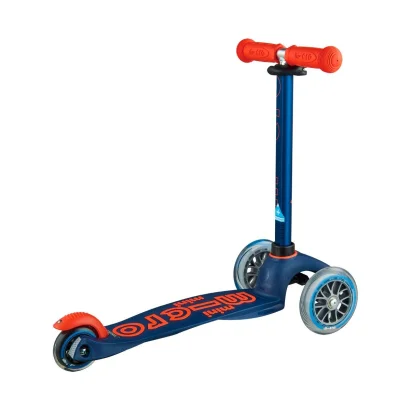 Самокат MICRO серії &quot;Mini Deluxe&quot; – ТЕМНО-СИНІЙ (до 50 kg, 3-х колісний)