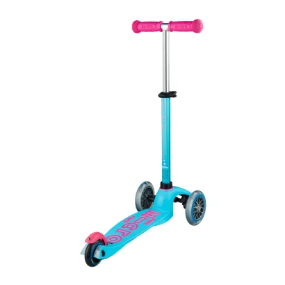 Самокат MICRO серії &quot;Mini Deluxe&quot; – БІРЮЗОВИЙ (до 50 kg, триколісний)