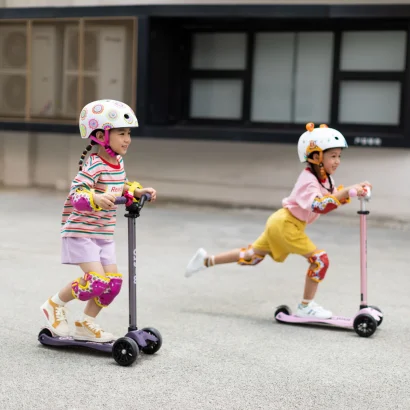 Самокат MICRO серії &quot;Maxi PRO Deluxe&quot; - РОЖЕВИЙ (до 50 kg, триколісний)