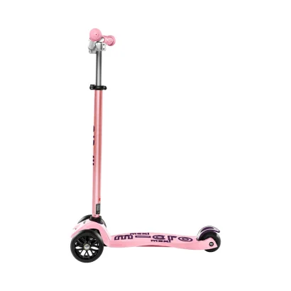 Самокат MICRO серії &quot;Maxi PRO Deluxe&quot; - РОЖЕВИЙ (до 50 kg, триколісний)