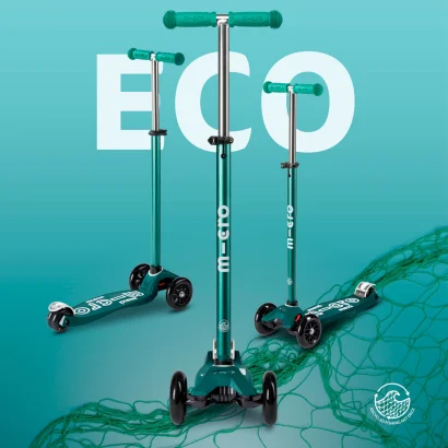 Самокат MICRO серії "Maxi Deluxe ECO"  (до 50 kg, триколісний)