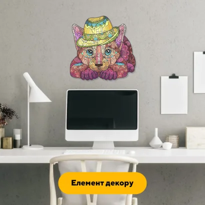 Пазл дерев'яний Казкове Цуценя, А5, Картонна коробка