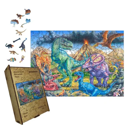 Пазл дерев'яний Нова Ера, А5, Картонна коробка