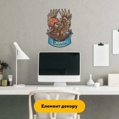 Пазл дерев'яний Рейвенклов, А5, Картонна коробка