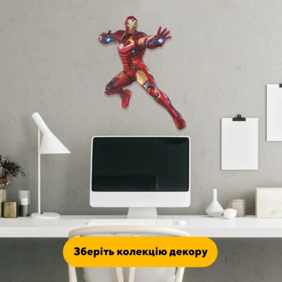 Пазл дерев'яний Залізна Людина, А5, Картонна коробка