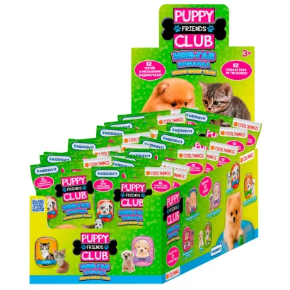 Дисплей фігурок-сюрпризів COOL THINGS серії "Puppy Club" - НЯВ-ГАВ КОМАНДА (24 шт.)