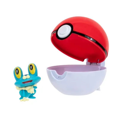 Ігровий набір POKEMON W14 - ФРОКІ В ПОКЕБОЛІ (ігрова фігурка, покебол)