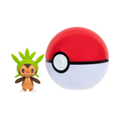 Ігровий набір POKEMON W14 - ЧЕСПІН В ПОКЕБОЛІ (ігрова фігурка, покебол)