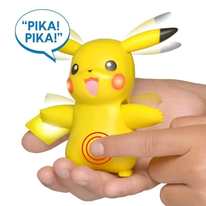 Інтерактивна іграшка POKEMON - МІЙ ДРУГ ПІКАЧУ (світло, звук, 11 cm)