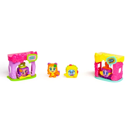 Ігровий набір MOJI POPS серії &quot;Party&quot; –  ІГРОВІ КІМНАТКИ (4 фігурки, аксесуари)