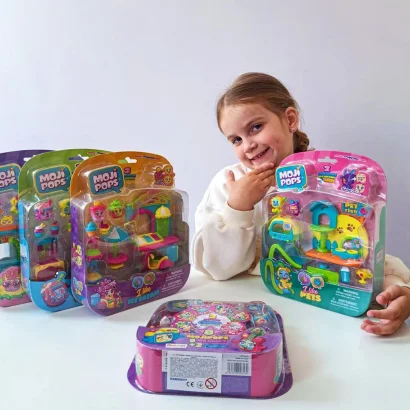 Ігровий набір MOJI POPS &ndash; ВЕЧІРКА (2 фігурки, аксесуари)
