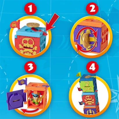 Ігровий набір Piratix серії "Golden Treasure" - ПІРАТСЬКІ ПРИГОДИ