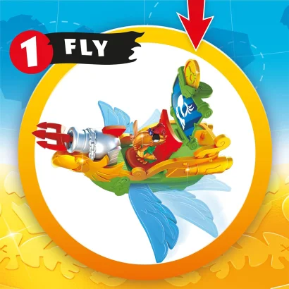 Ігровий набір PIRATIX S - ПІРАТСЬКИЙ КОРАБЕЛЬ НЕБЕСНИЙ МИСЛИВЕЦЬ