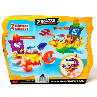 Ігровий набір PIRATIX S - ПІРАТСЬКИЙ КОРАБЕЛЬ МОРСЬКИЙ ГРОМОВИК