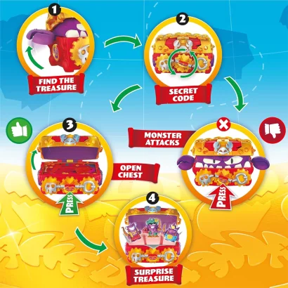 Ігровий набір PIRATIX S - СКРИНЯ ЗІ СКАРБАМИ