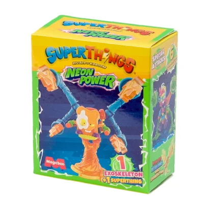 Ігровий набір SUPERTHINGS серії "Neon Power" &ndash; ЕКЗОСКЕЛЕТОН (екзоскелет, фігурка)