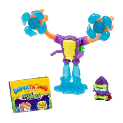 Ігровий набір SUPERTHINGS серії "Neon Power" &ndash; ЕКЗОСКЕЛЕТОН (екзоскелет, фігурка)