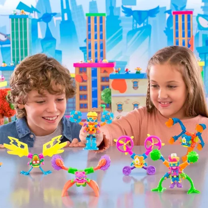 Ігровий набір SUPERTHINGS серії "Neon Power" &ndash; ЕКЗОСКЕЛЕТОН (екзоскелет, фігурка)